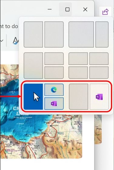 Finestre Suggerimenti layout snap 11