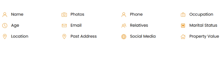Tipo di dati personali rimossi da DeleteMe